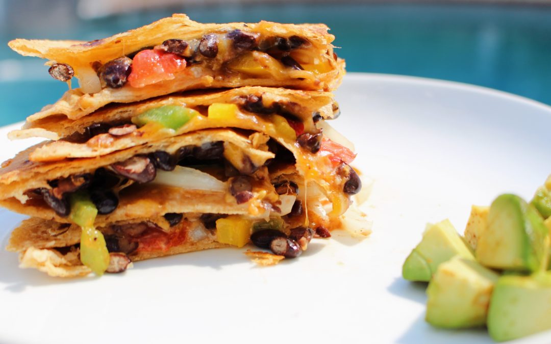 Black Bean and Veggie Quesadilla