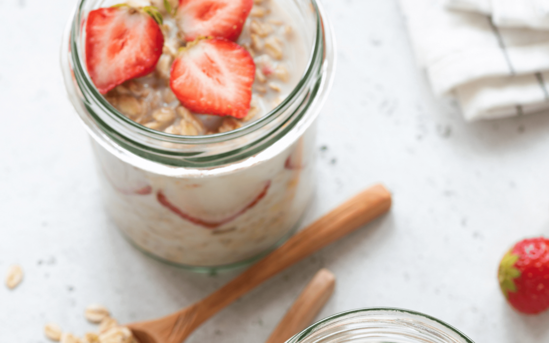 Overnight Strawberry Oats