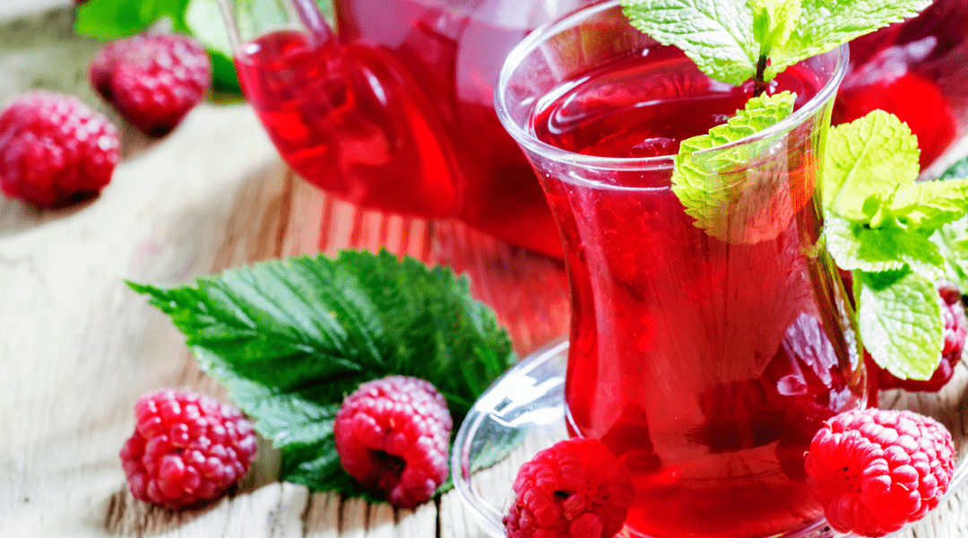 Raspberry Mint Iced Tea