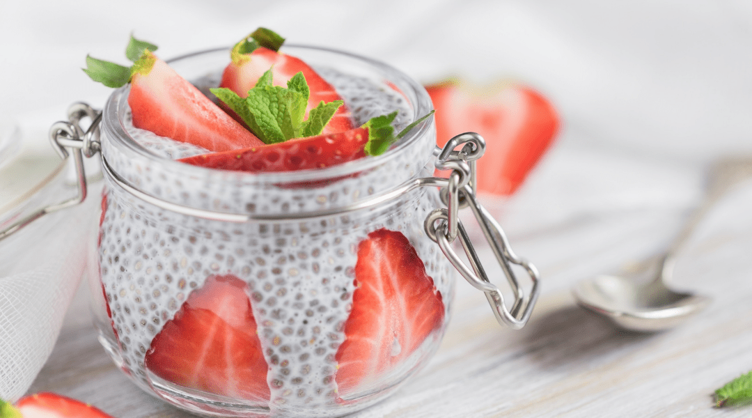 Strawberry Chia Seed Pudding