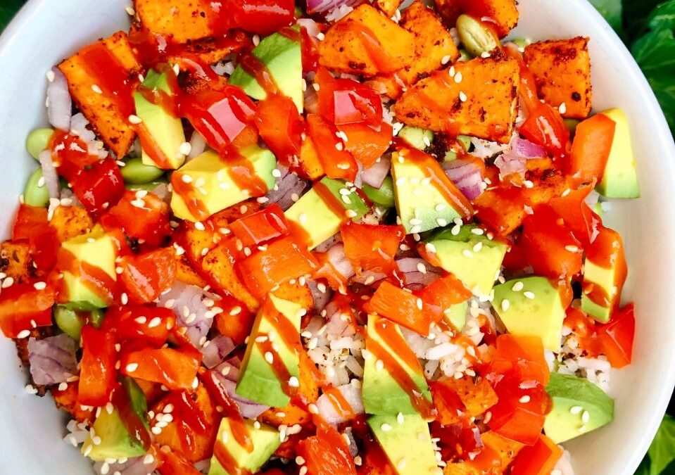 Healthy Rice Bowl with Edamame & Sweet Potato