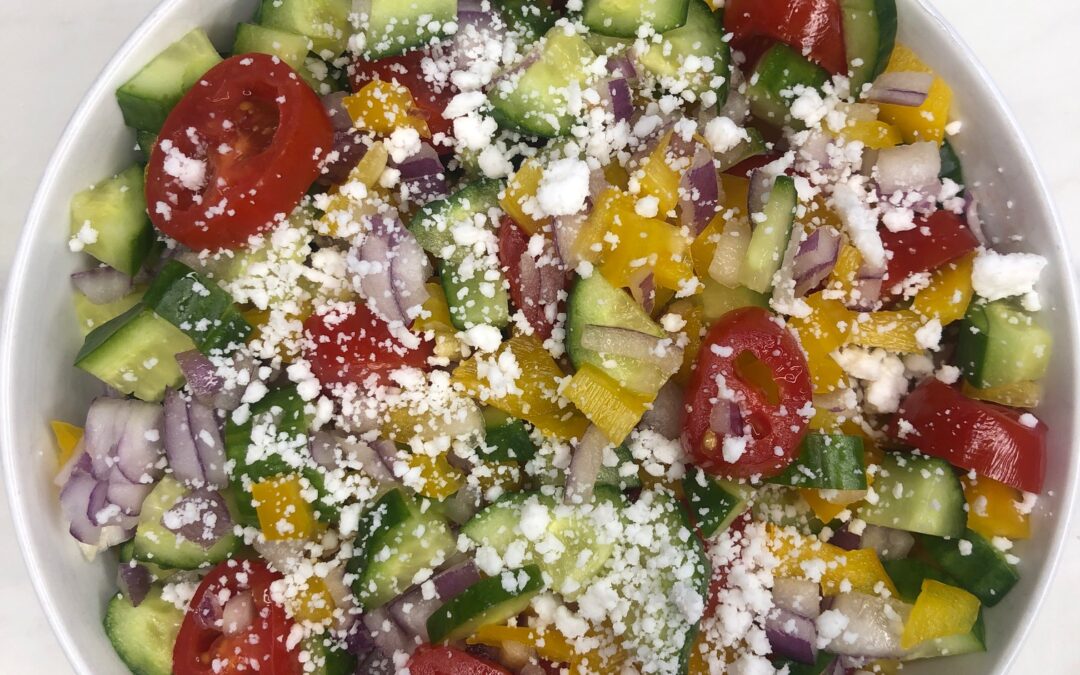 Cucumber Tomato Feta Salad