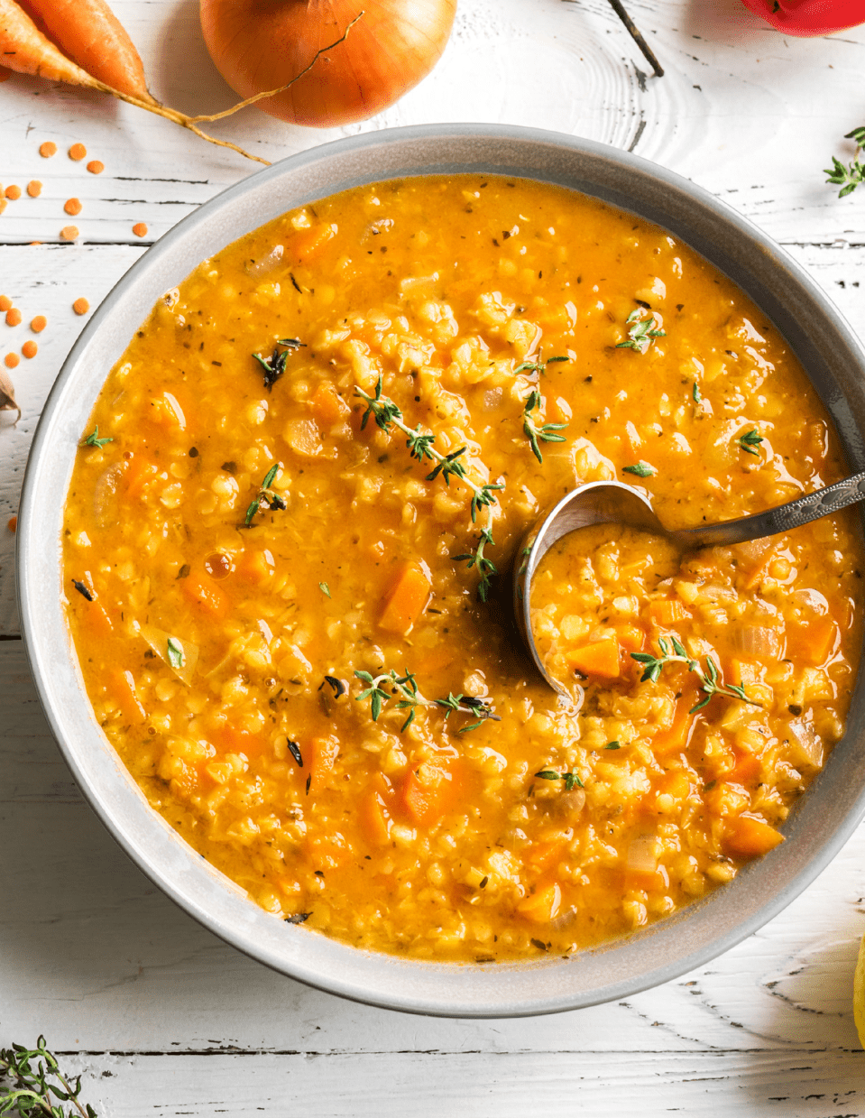 Smoky Red Lentil Soup