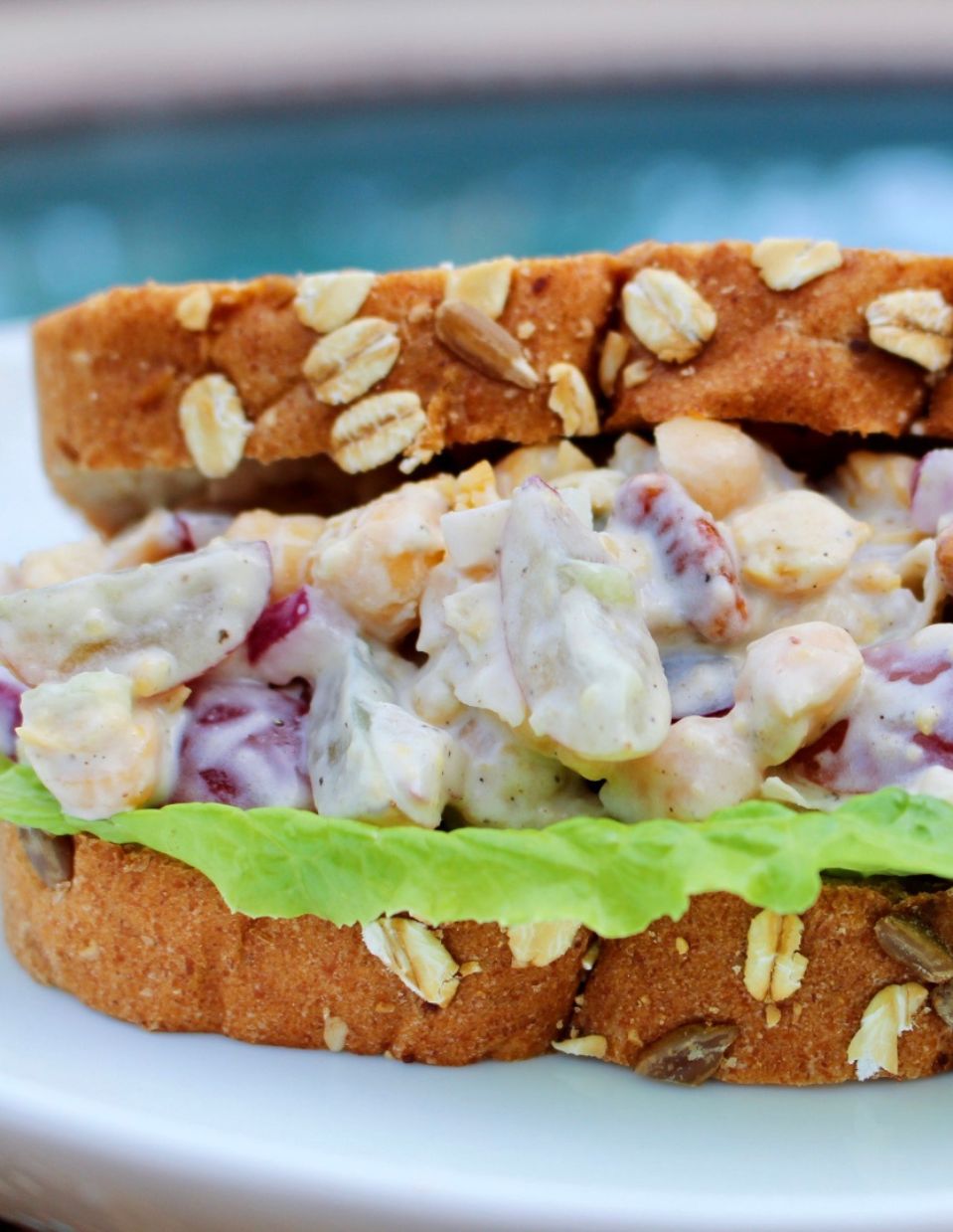 Healthy Vegan Chickpea Salad Sandwich