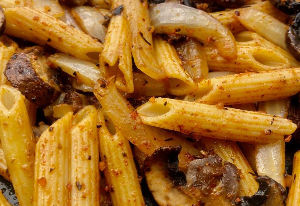 Easy Cajun Mushroom Pasta