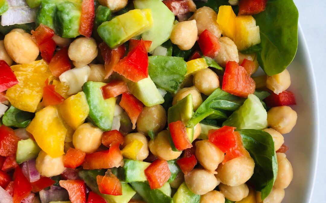 Tangy Tahini Chickpea Salad