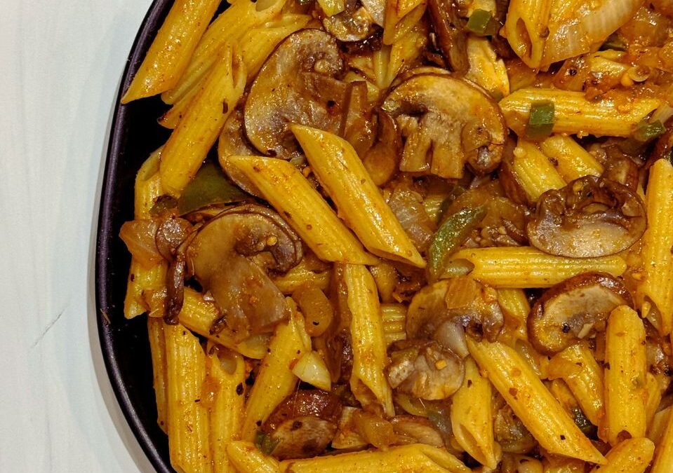 Easy Cajun Mushroom Pasta