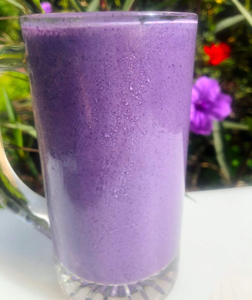 High Fiber Wild Blueberry Smoothie